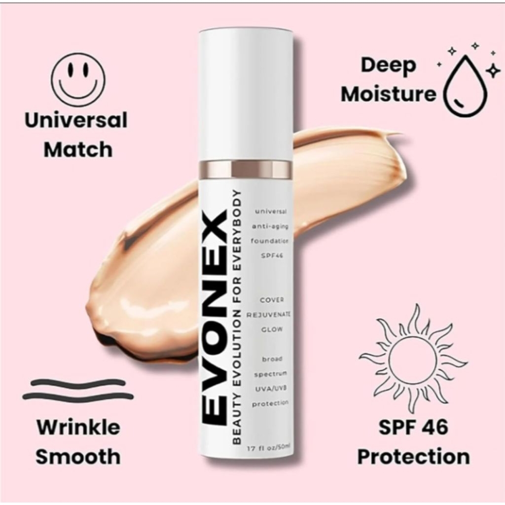 Original Evonex Age Defying Makeup, Evonex Age Defy Foundation,Tinted ...