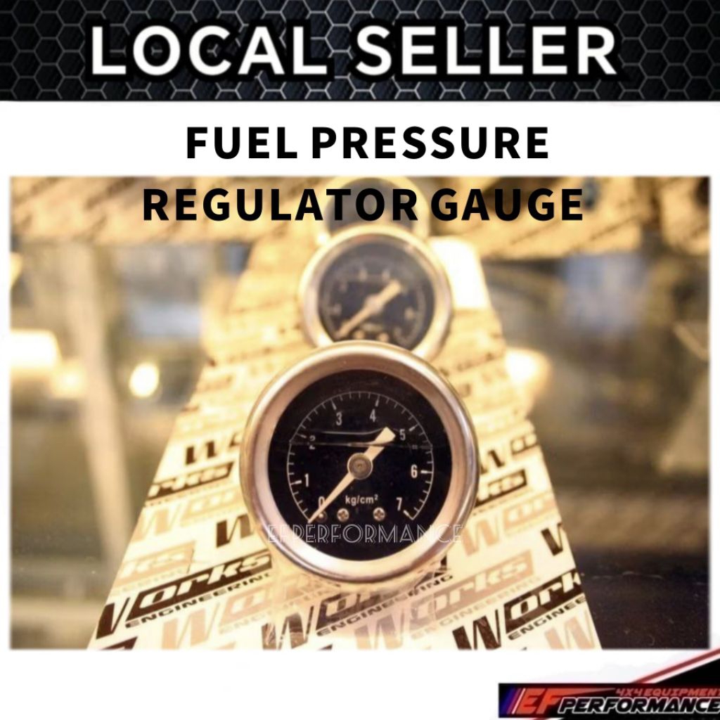 💯 ORIGINAL Works Engineering Universal Fuel Pressure Regulator Gauge ...