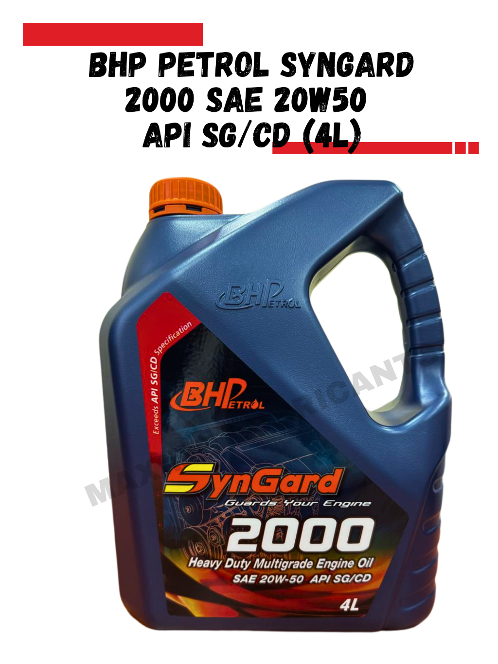 BHP SYNGARD 2000 SAE 20W50 API SG/CD (4L) | Shopee Malaysia