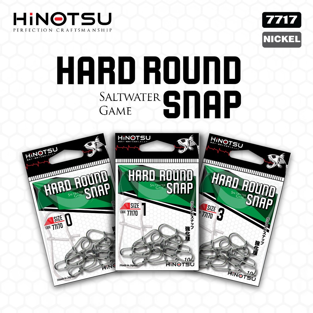 HINOTSU - HARD ROUND SNAP 7717 FISHING SNAP | Shopee Malaysia