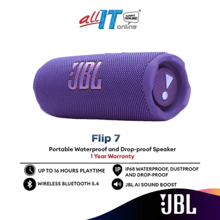 JBL Flip 7 Portable Waterproof And Drop-Proof Speaker With Bold Pro Sound