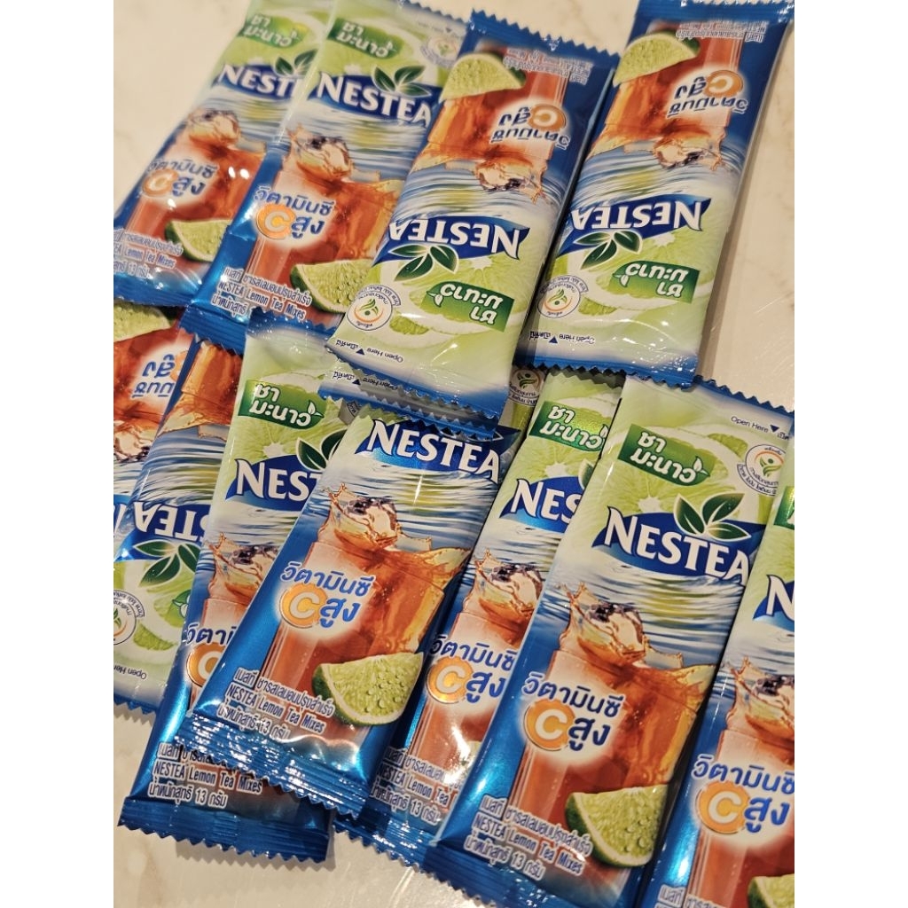 Nestea Instant Iced tea Sachet less sugar | Shopee Malaysia