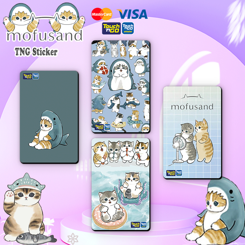 Mofusand Cat TNG Pelekat - Tng Touch N Go/Bank kad pelekat pelindung ...