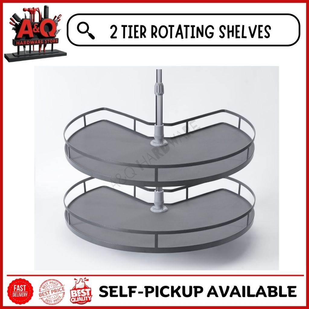 270 DEGREE ROTATING SHELVES KITCHEN CORNER CABINET 705*705 (600-800) (W ...