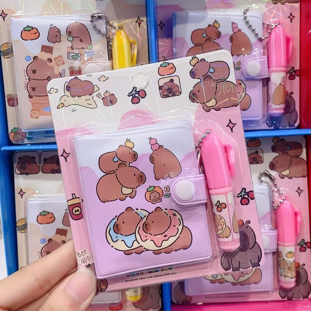 [Littlebookz] Capybara Notebook with Pen set mini notepad buku nota ...