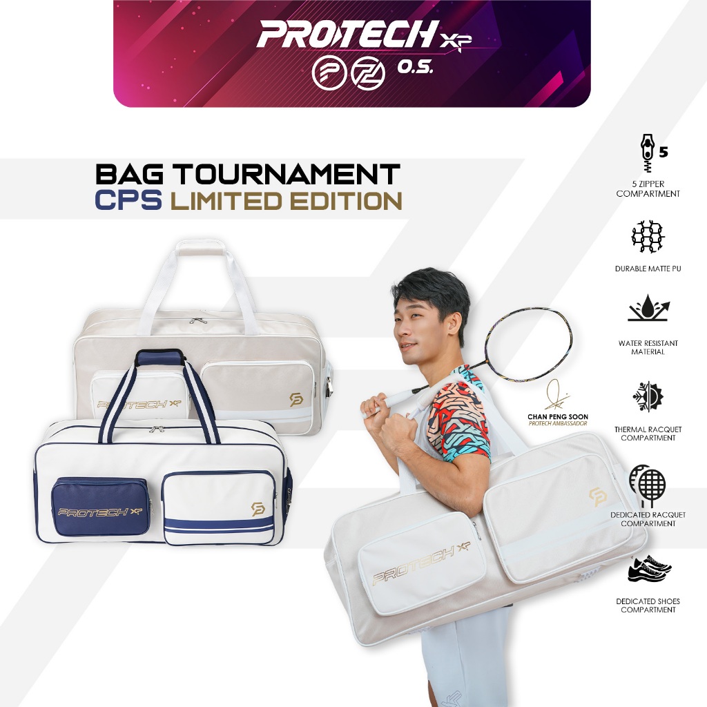 PROTECH Tournament Racket Bag CPS Limited Edition | Shopee Malaysia