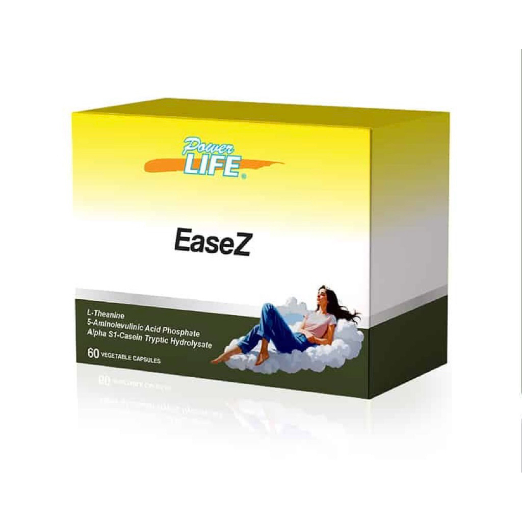 Powerlife EaseZ Better Sleep & Stress Relieve (60 Capsules) | Shopee ...