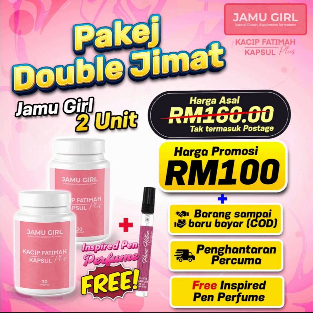 PAKEJ JIMAT 2 BOTOL + FREE GIFT (1 BULAN PENGGUNAAN) | Shopee Malaysia