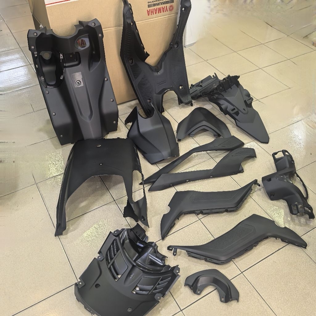 100% ORIGINAL -YAMAHA EGO GEAR FULL INNER COVER SET-13PCS (BLACK) -BES ...