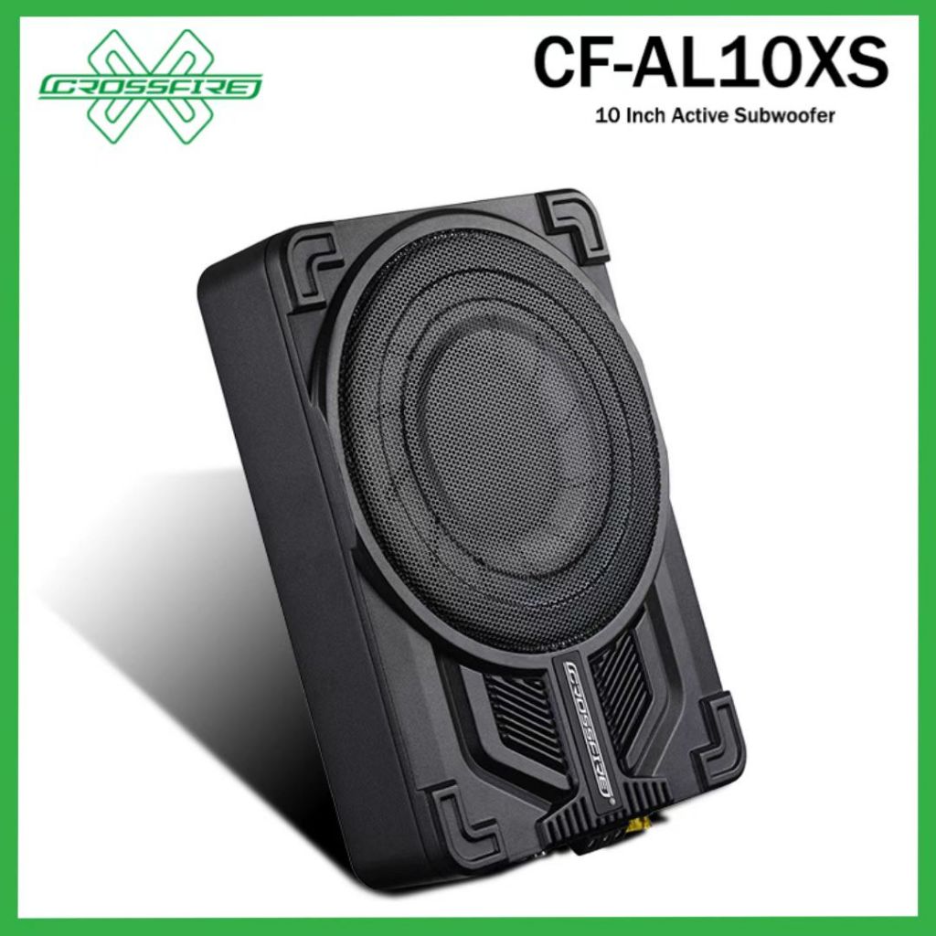 CROSSFIRE [CF-AL10XS] 300W RMS 10 Inch Active Aluminum Subwoofer ...