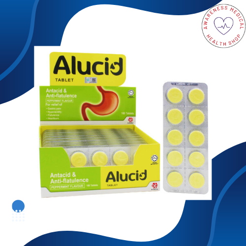 Alucid Tablet (1 Box)(18 Tablets/180'S) | Shopee Malaysia
