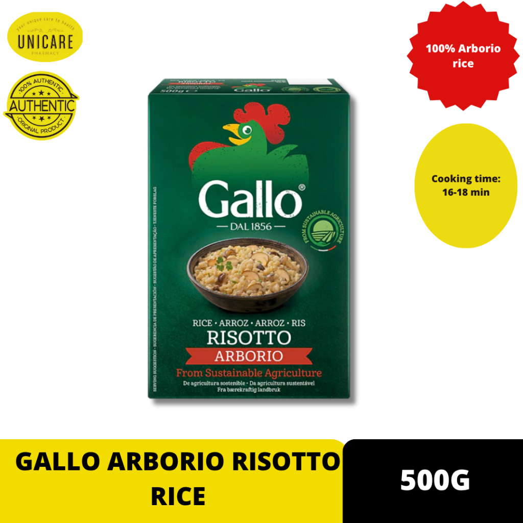 GALLO ARBORIO RISOTTO RICE 500G | Beras Risoto 500g | Shopee Malaysia