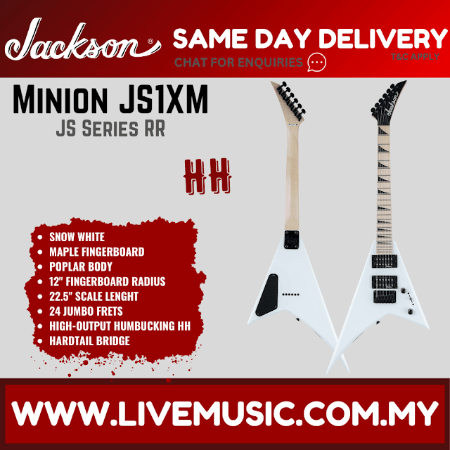 Jackson JS1X JS Series RR Minion Electric Guitar, Maple Fretboard ...