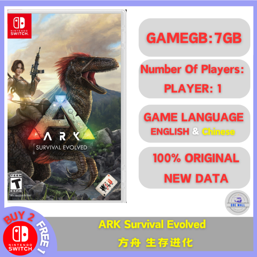 ARK Survival Evolved +DLC 方舟 生存进化+DLC (Nintendo Switch) Permainan Muat ...