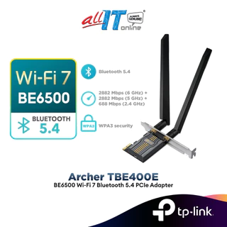 TP-Link Archer TBE400E Wireless BE6500 Wi-Fi 7 Bluetooth 5.4 PCIe Adapter