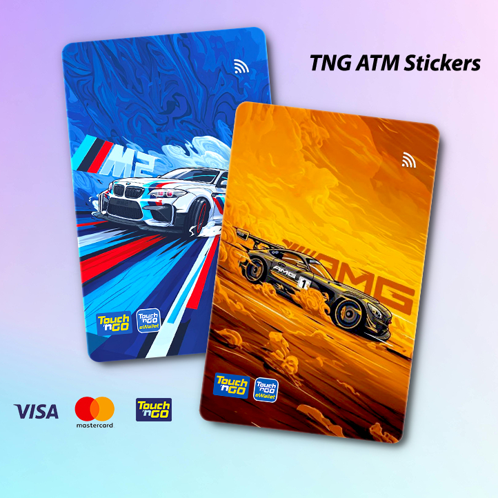SUPERCAR TNG - TOUCH N GO STICKER CARD / SPIDERMAN ATM CARD STICKER ...