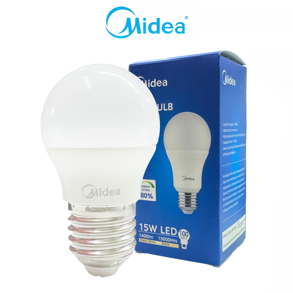 MIDEA LED A BULB SERIES 15W 6500K 3000K 4000K LED BULB/HIGH QUALITY ...