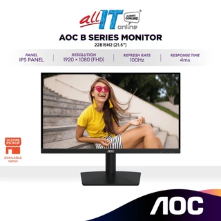 AOC 22B15H2 21.5" Full HD 100Hz Monitor | Adaptive Sync | IPS Panel | 1920x1080 (FHD) 22B30HM2 / 22B20JHN2