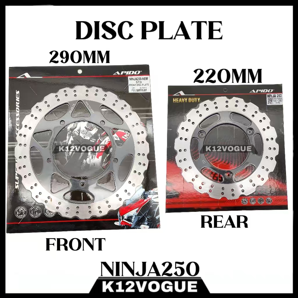 KAWASAKI NINJA 250 ZX250 Z250 FRONT DISC REAR DISC PLATE DISC DEPAN ...