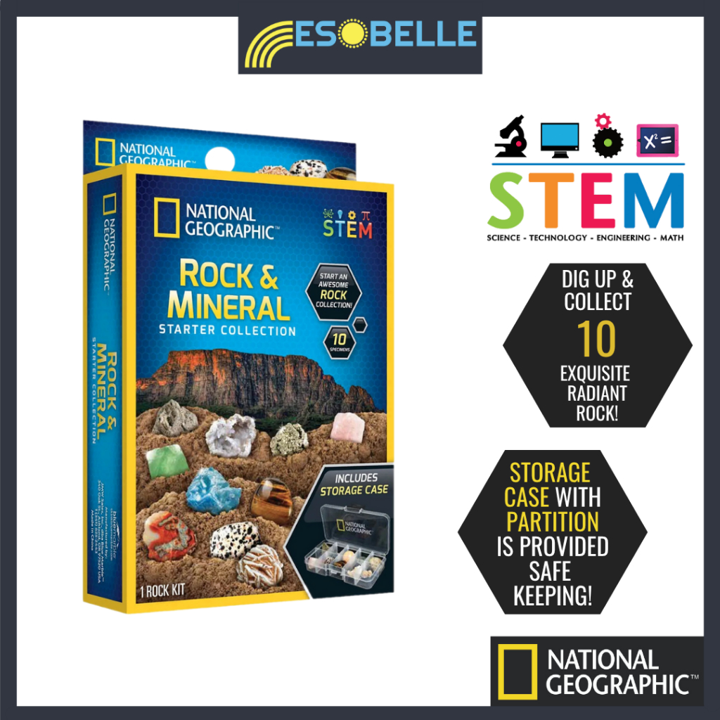 National Geographic Impulse Rock & Mineral Starter Kit | STEM Science ...