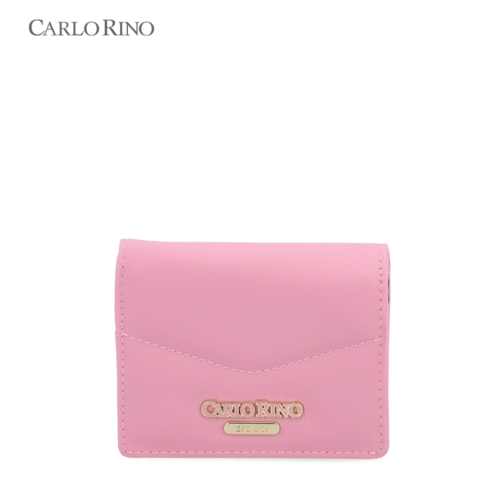 Carlo Rino Cuddly Nylon Short Wallet - Pink | Shopee Malaysia