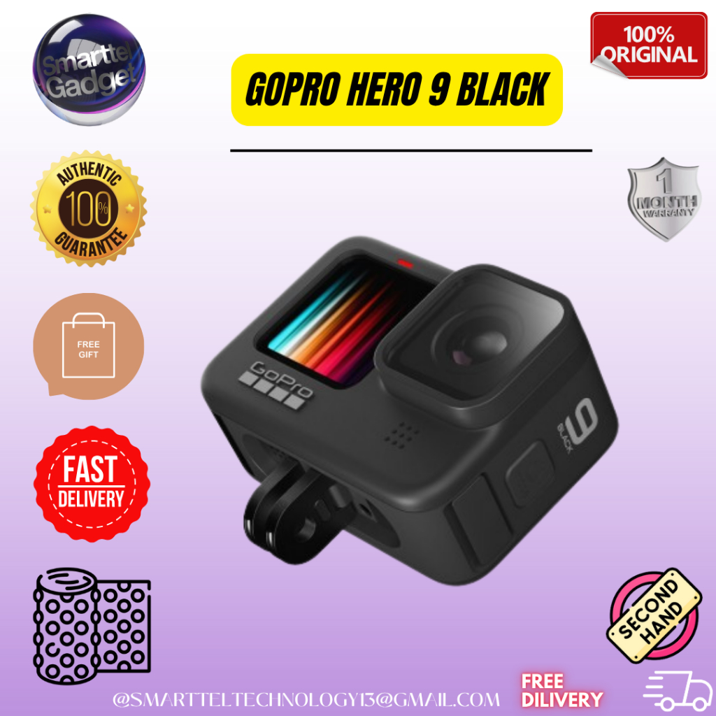 ORIGINAL USED GOPRO HERO 9 BLACK | GO PRO USED SECOND HAND | 14DAYS ...