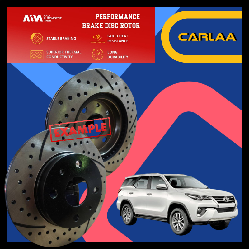 AIVA JAPAN TOYOTA FORTUNER GUN155 15-21'' ROTOR DISC DEPAN RACING ...