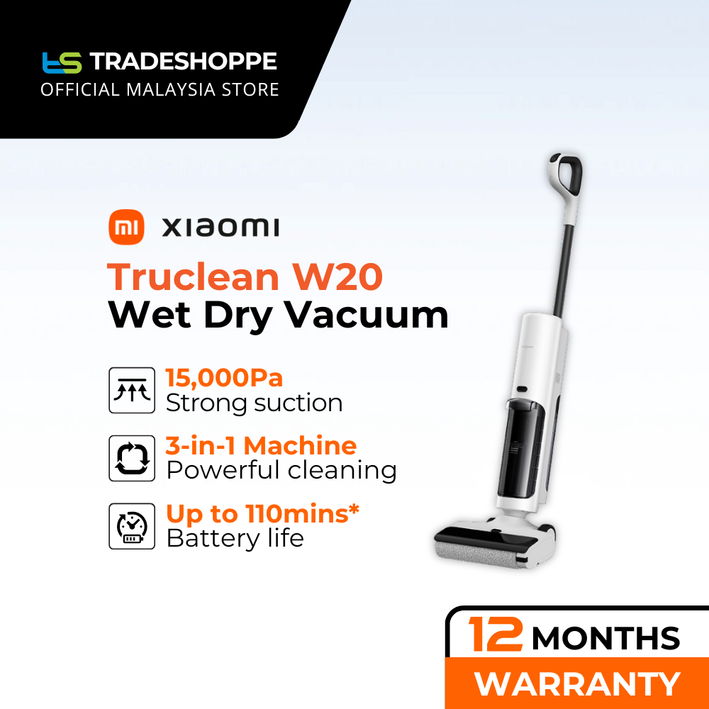 Xiaomi Truclean W20 Wet Dry Vacuum Cleaner - 15000Pa Powerful Suction 3 ...
