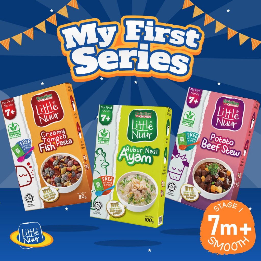 RTE Baby Food Little Nuur For Baby 7month | Shopee Malaysia