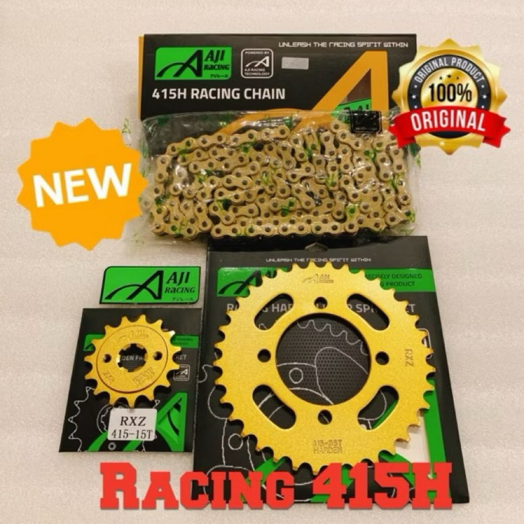AJI RACING LC135 RXZ Y125 Y100 Y110 LAGENDA110 415H O-RING RANTAI AKI ...