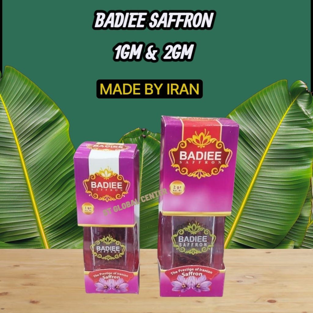 premium BADIEE Saffron Original 1 gm Dan 2 gm -Made By Iran | Shopee ...