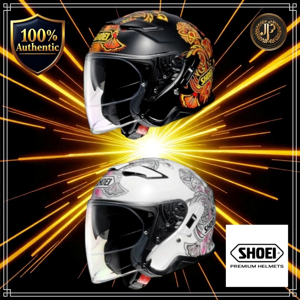 SHOEI J-Cruise II CURIOUS BLACK/ORANGE (TC-10)/WHITE/PINK(TC
