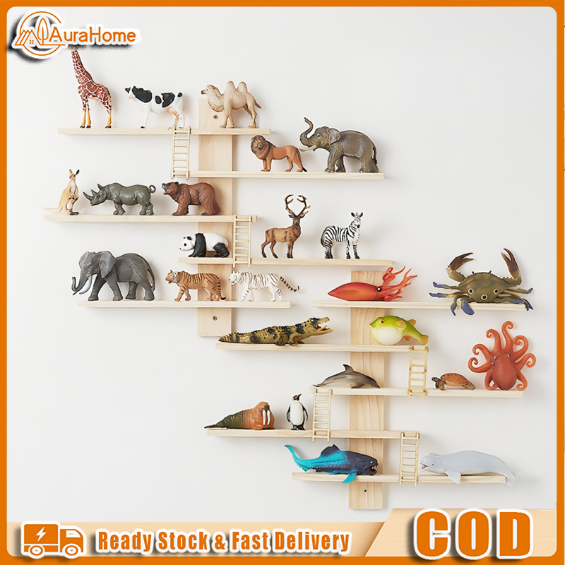 Blind Box Solid Wood Storage Display Box Hanging Wall Shelf Wall ...