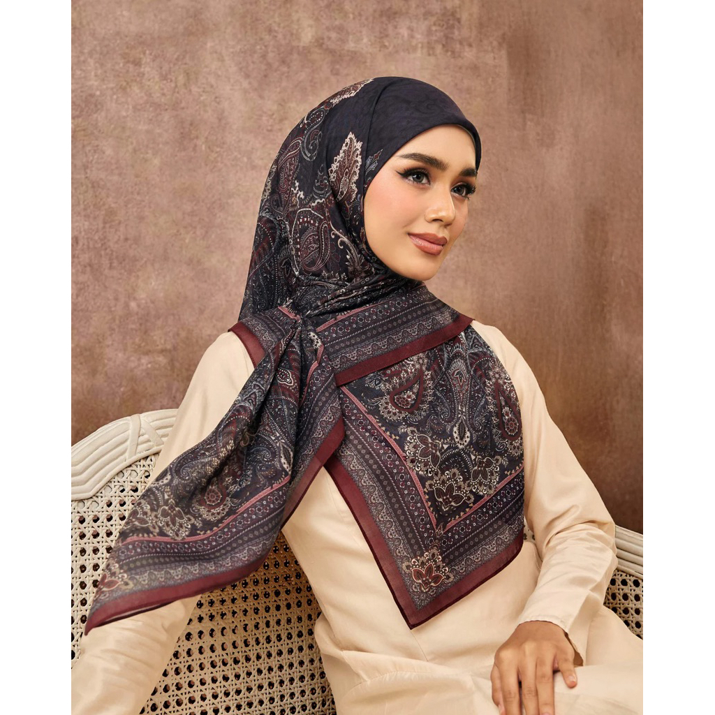 TUDUNGRUFFLE KAFFIYEH / TATREEZ / ANIESHA 🇵🇸🇹🇷 ~ Printed Voile Square ~ Premium Cotton Voile