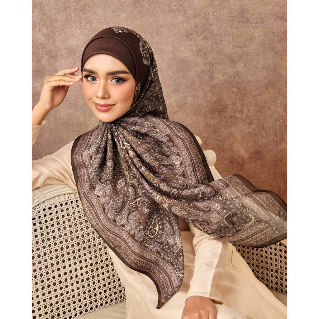 TUDUNGRUFFLE KAFFIYEH / TATREEZ / ANIESHA 🇵🇸🇹🇷 ~ Printed Voile Square ~ Premium Cotton Voile
