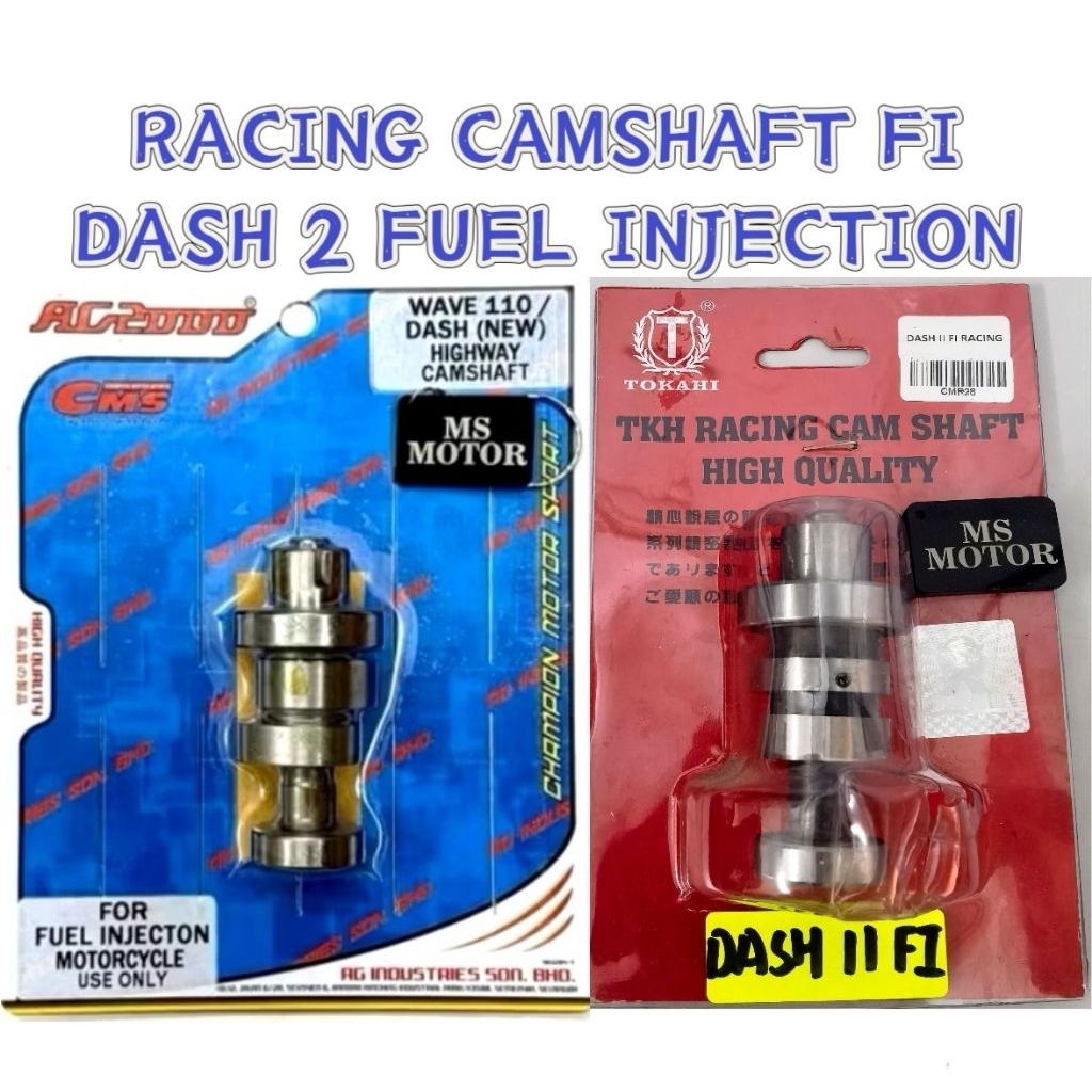 DASH 2 FI RACING CAMSHAFT CMS RACING CAM SHAFT DASH110 2 FI FUEL ...