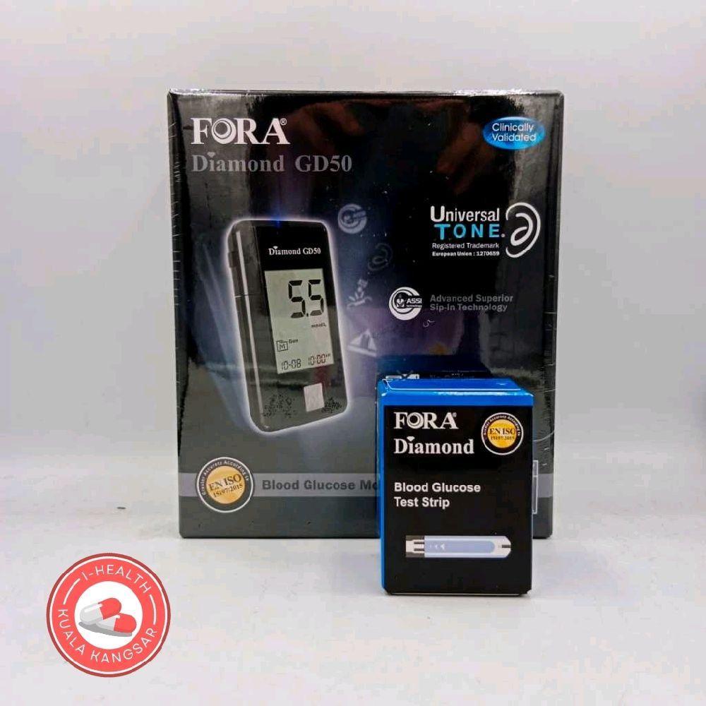 FORA DIAMOND GS50 BLOOD GLUCOSE MONITOR | Shopee Malaysia