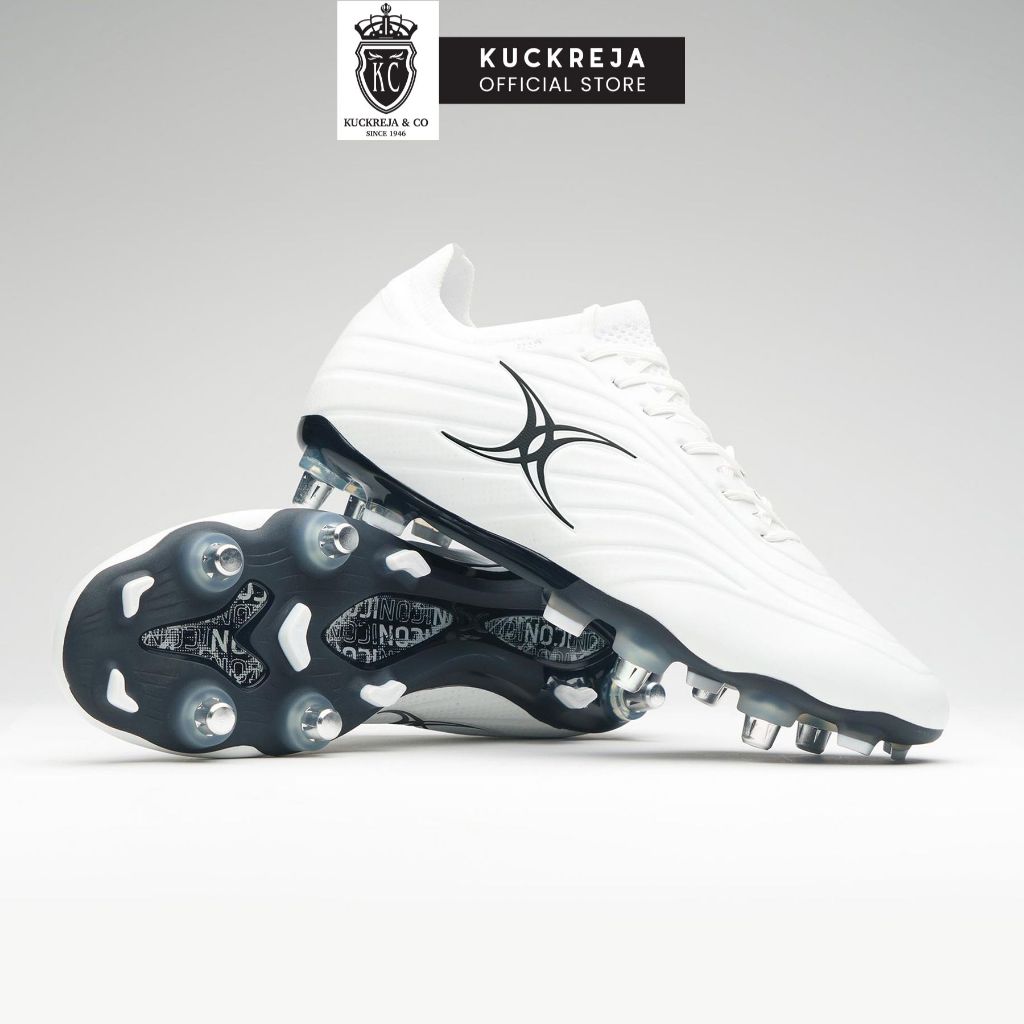 Gilbert Icon X Rugby Boots - 6 Stud (White) | Shopee Malaysia