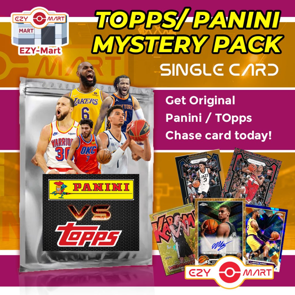 Panini & Topps NBA Basketball Mystery Packs (1 Card) | Shopee Malaysia