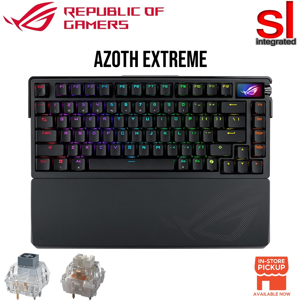 ROG Azoth Extreme 75% Custom Gaming Keyboard, Aluminum Chassis, Carbon ...