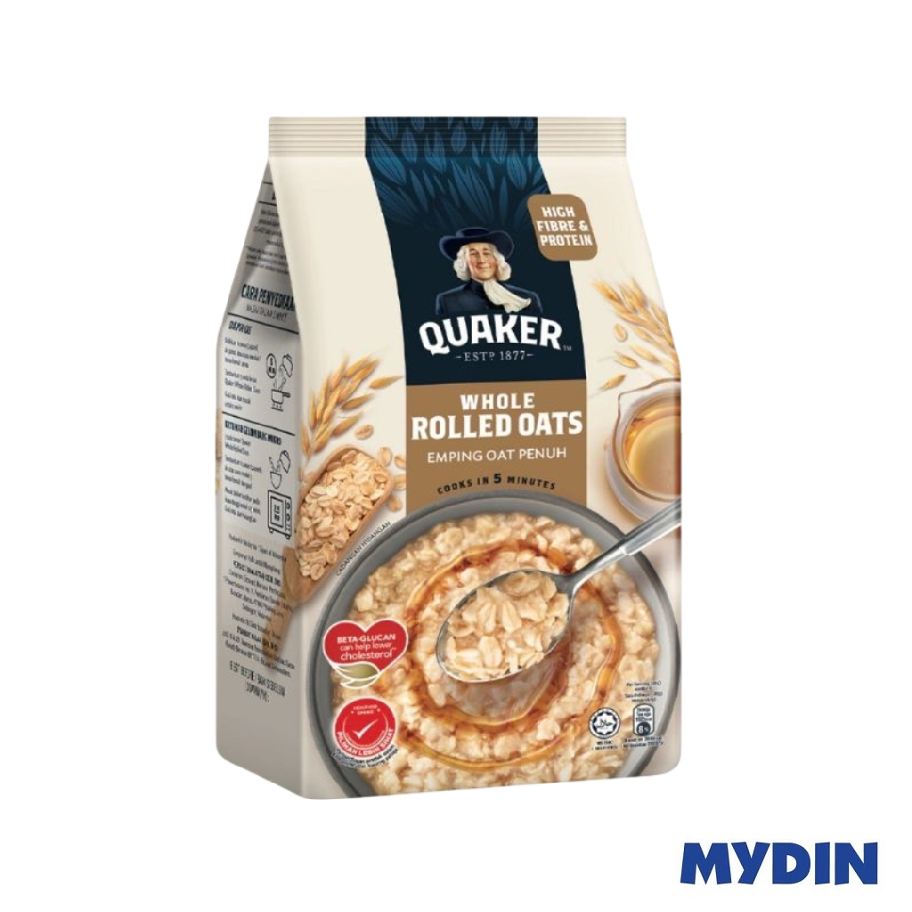 Quaker Whole Rolled Oats (800g) | Shopee Malaysia