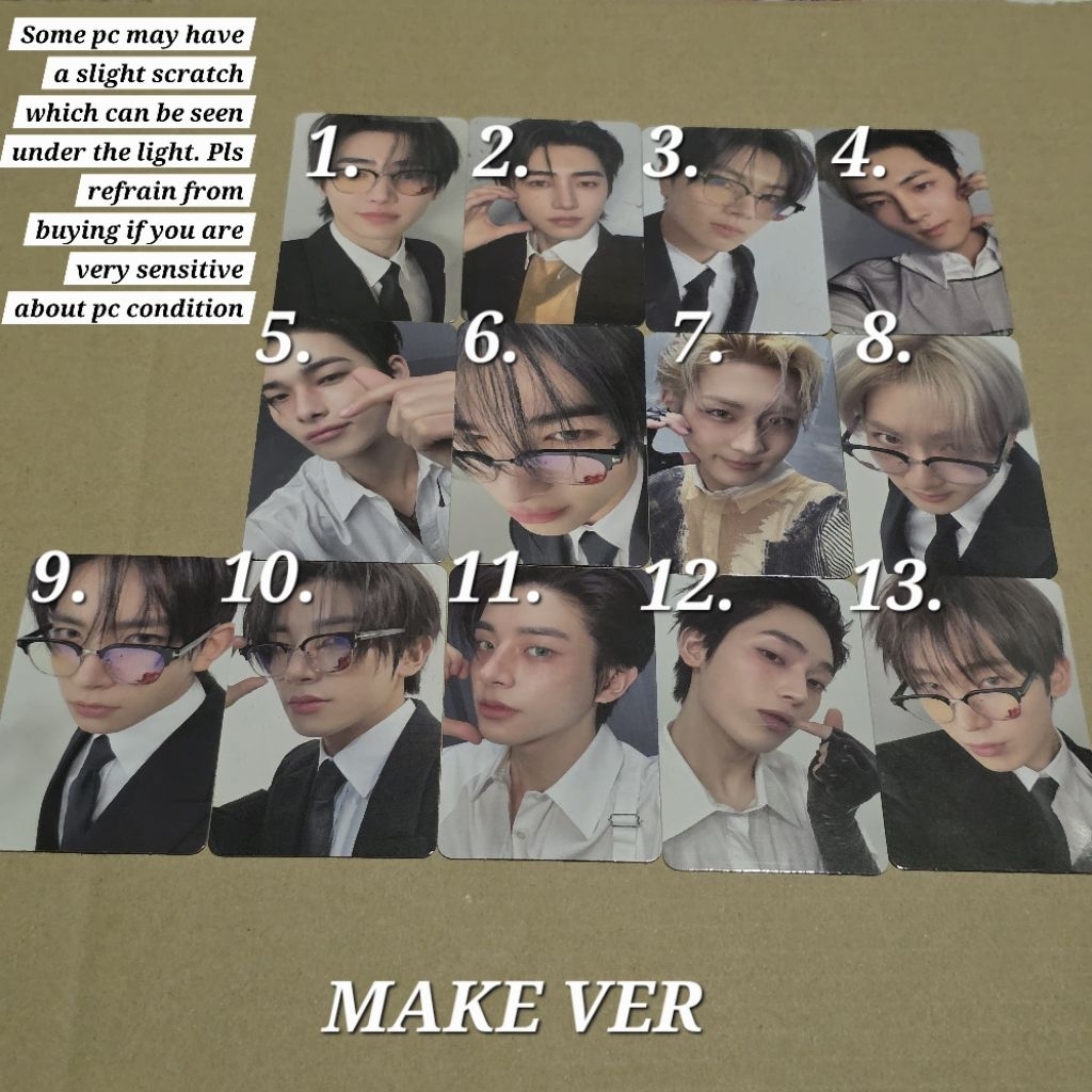 Enhypen Desire Unleash Photocard Make Ver | Shopee Malaysia