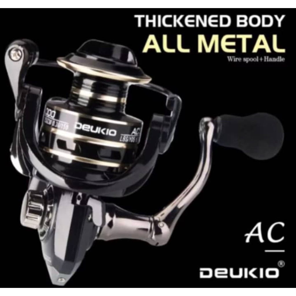 Best Rating DEUKIO AC 2000-7000 FISHING REEL 100 Malaysia Seller Mesin ...