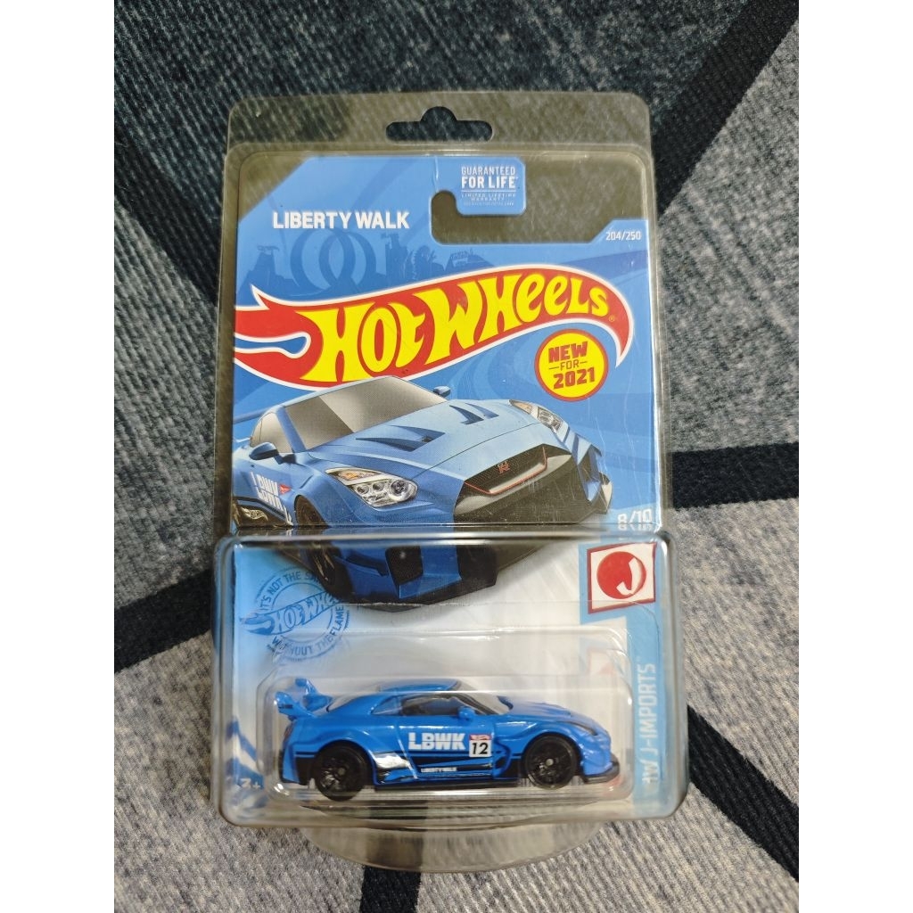 Hot Wheels Nissan GTR R35 LBWK (Blue) 🔥US Card🔥Free Protector | Shopee ...