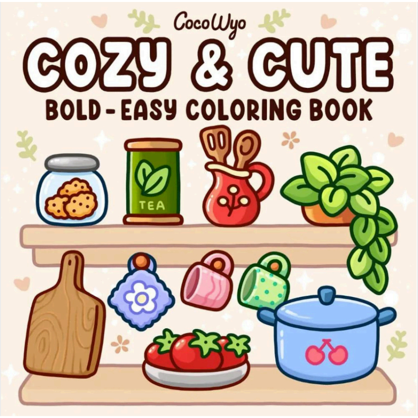 [PDF] 55 Pages Cozy and Cute Coloring Book By Coco Wyo| Kids & Adult ...