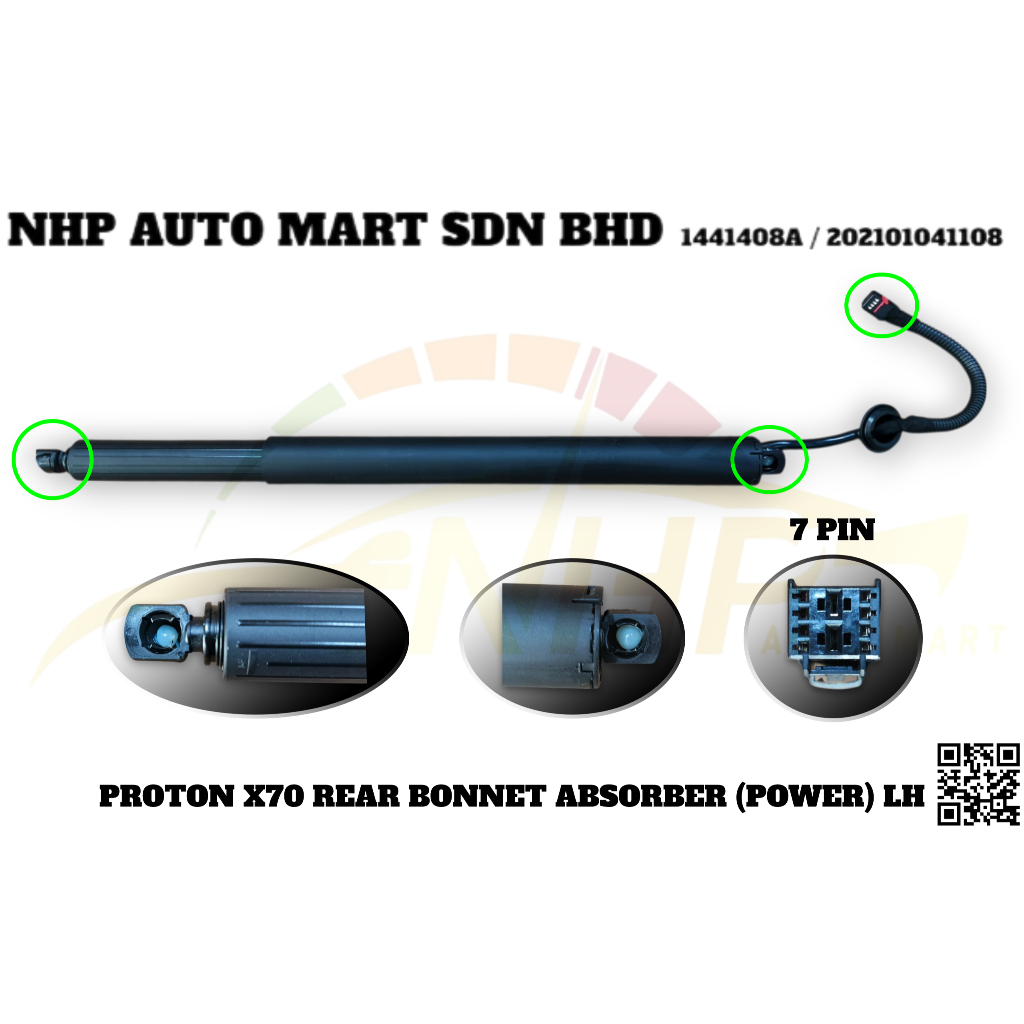 BARANG BARU PROTON X70 REAR BONNET ABSORBER / TRUNK LID ABSORBER (POWER ...