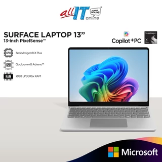 Microsoft Surface Laptop 13" | Copilot+ PC | 13-inch PixelSense™ | Snapdragon® X Plus | 16GB Memory | 256GB/512GB SSD