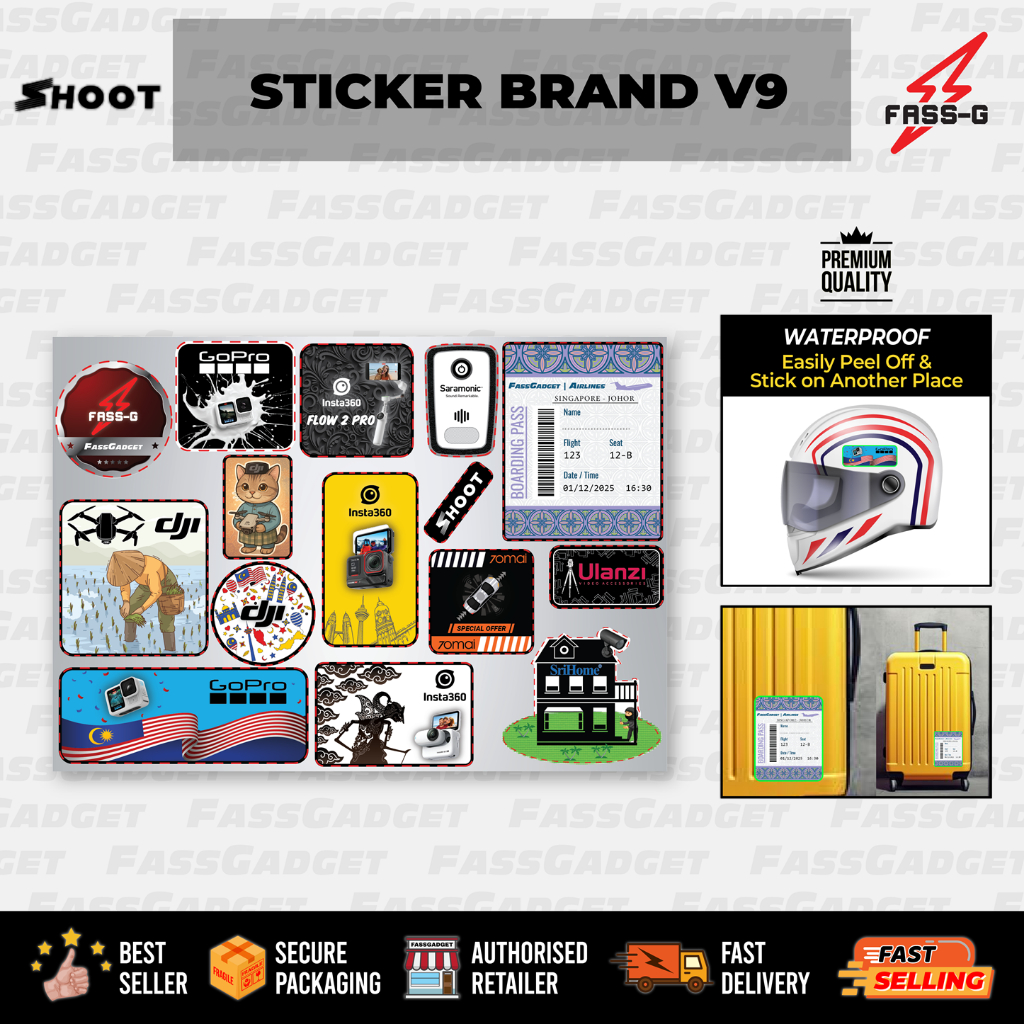 (🔥READYSTOCK🔥) STICKER BRAND (V1/V2) | Shopee Malaysia