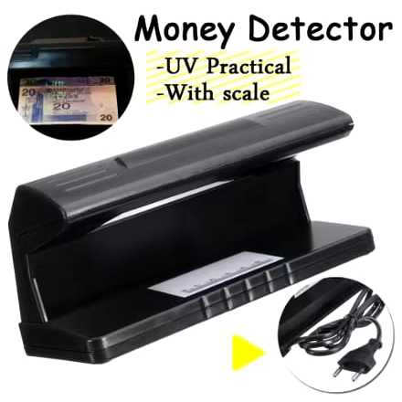 Money detector AD-2138 Bank Note Detector UV/Purple Uv 9 Led Touch ...