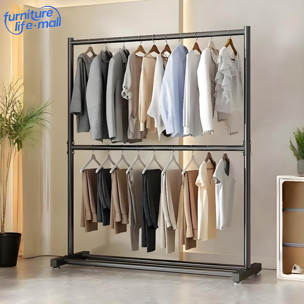 rak baju/ampaian baju/Cloth Clothes Rack/Hanger Baju/Penyidai Baju ...